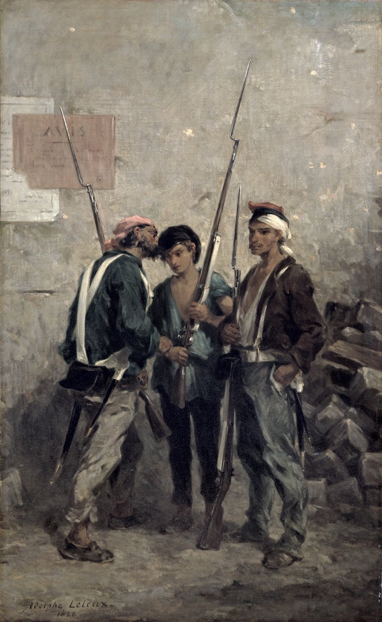 Heslo, 24. února 1848 od Adolphe Pierre Leleux