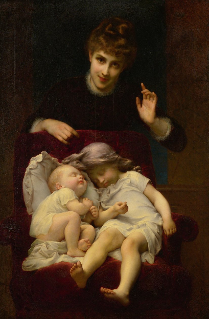 Mateřství od Etienne Adolphe Piot