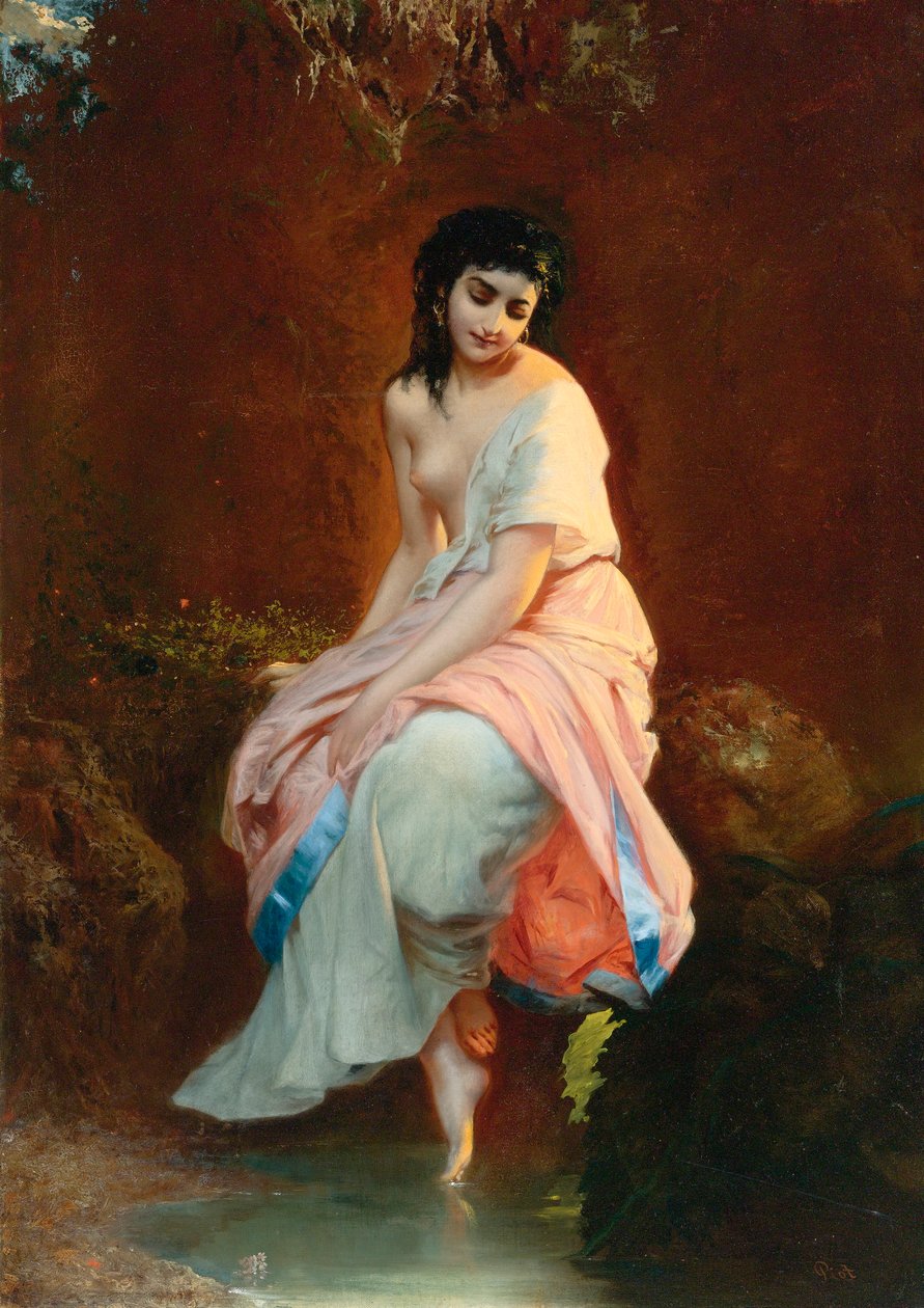 The Bather od Etienne Adolphe Piot