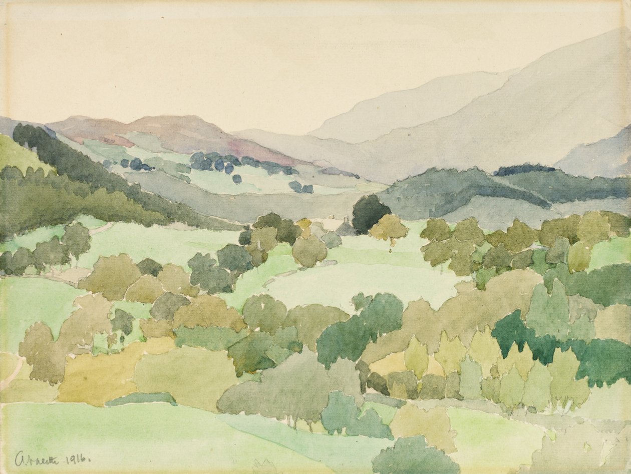 Poblíž Ambleside, 1916 od Adolphe Valette