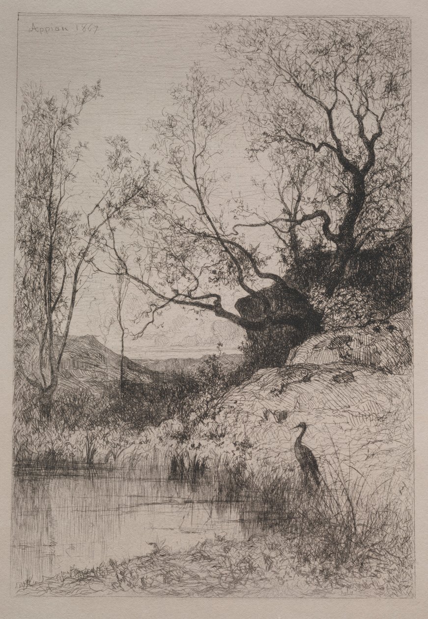 Rybník, 1867. od Adolphe Appian