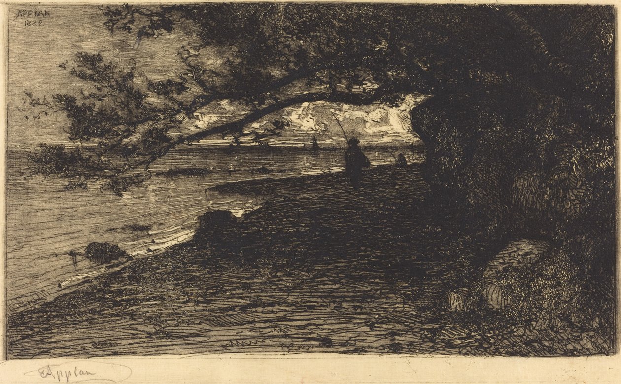 Ve Villefranche-sur-Mer od Adolphe Appian