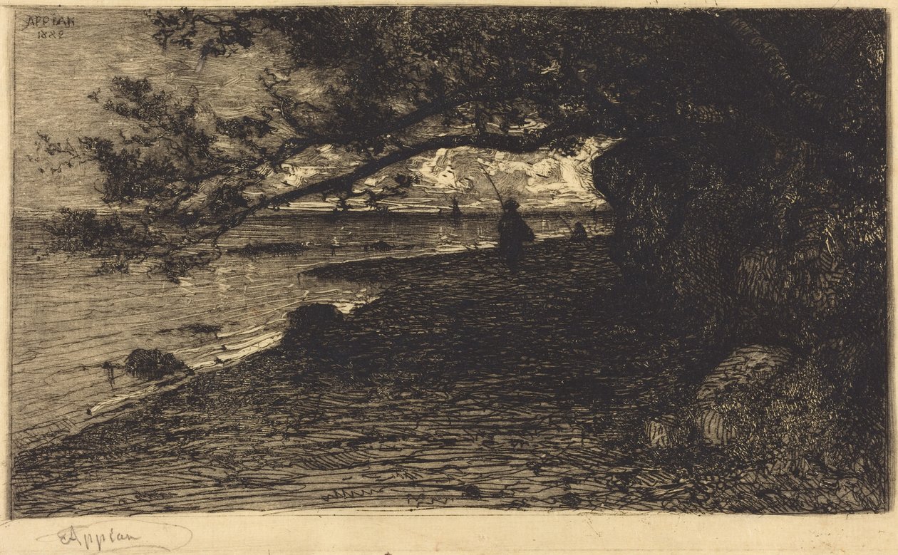 Ve Villefranche-sur-Mer od Adolphe Appian