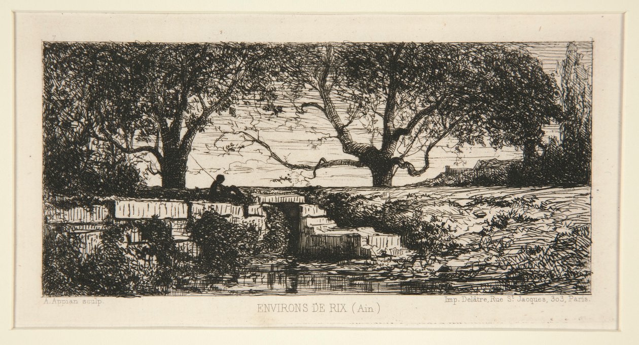 Okolí Rix (Ain) od Adolphe Appian