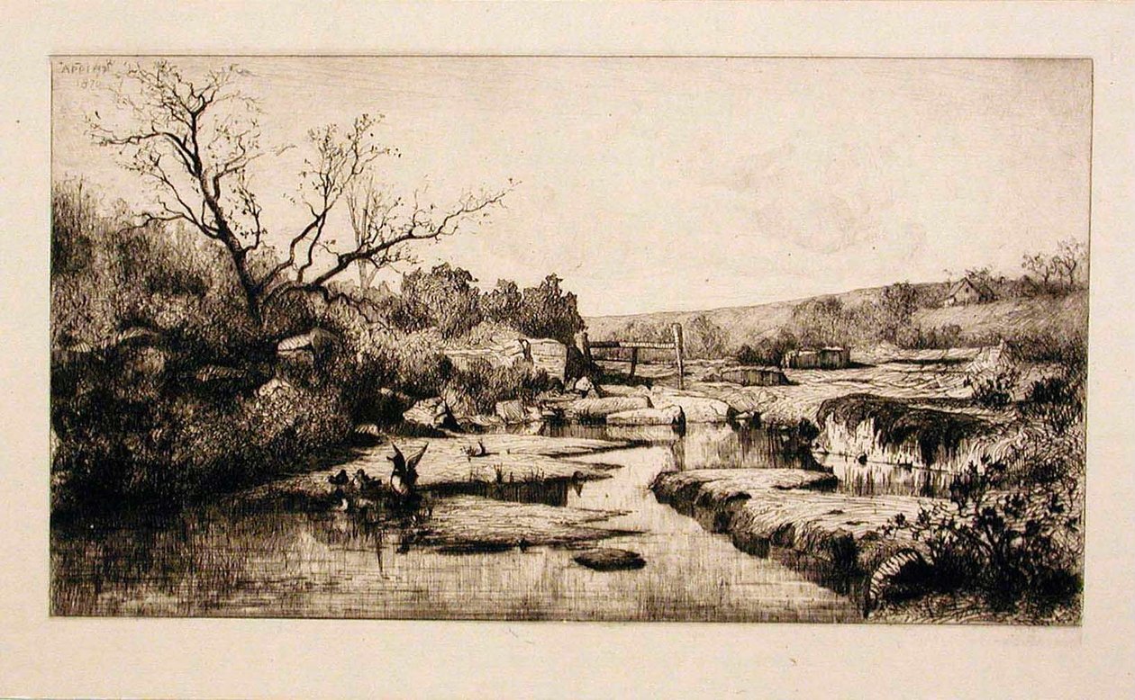Prameny Albarine (Ain) od Adolphe Appian