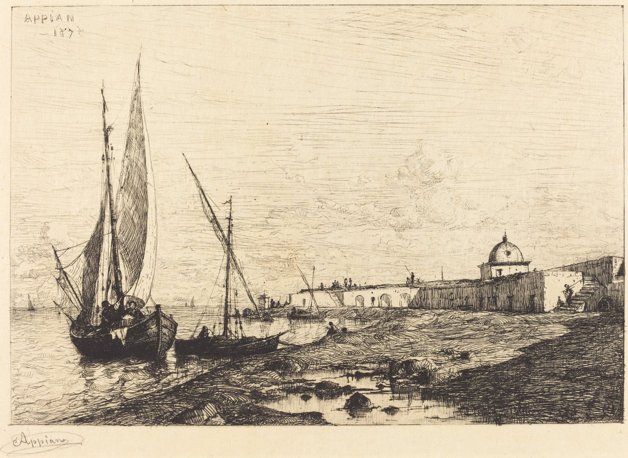 Přístav San Remo od Adolphe Appian