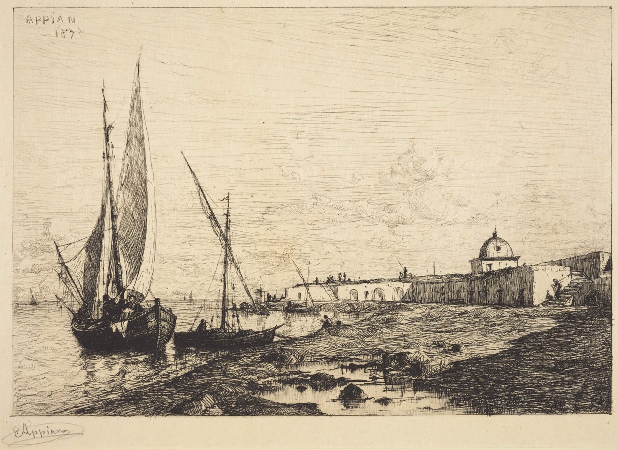 Přístav San Remo od Adolphe Appian