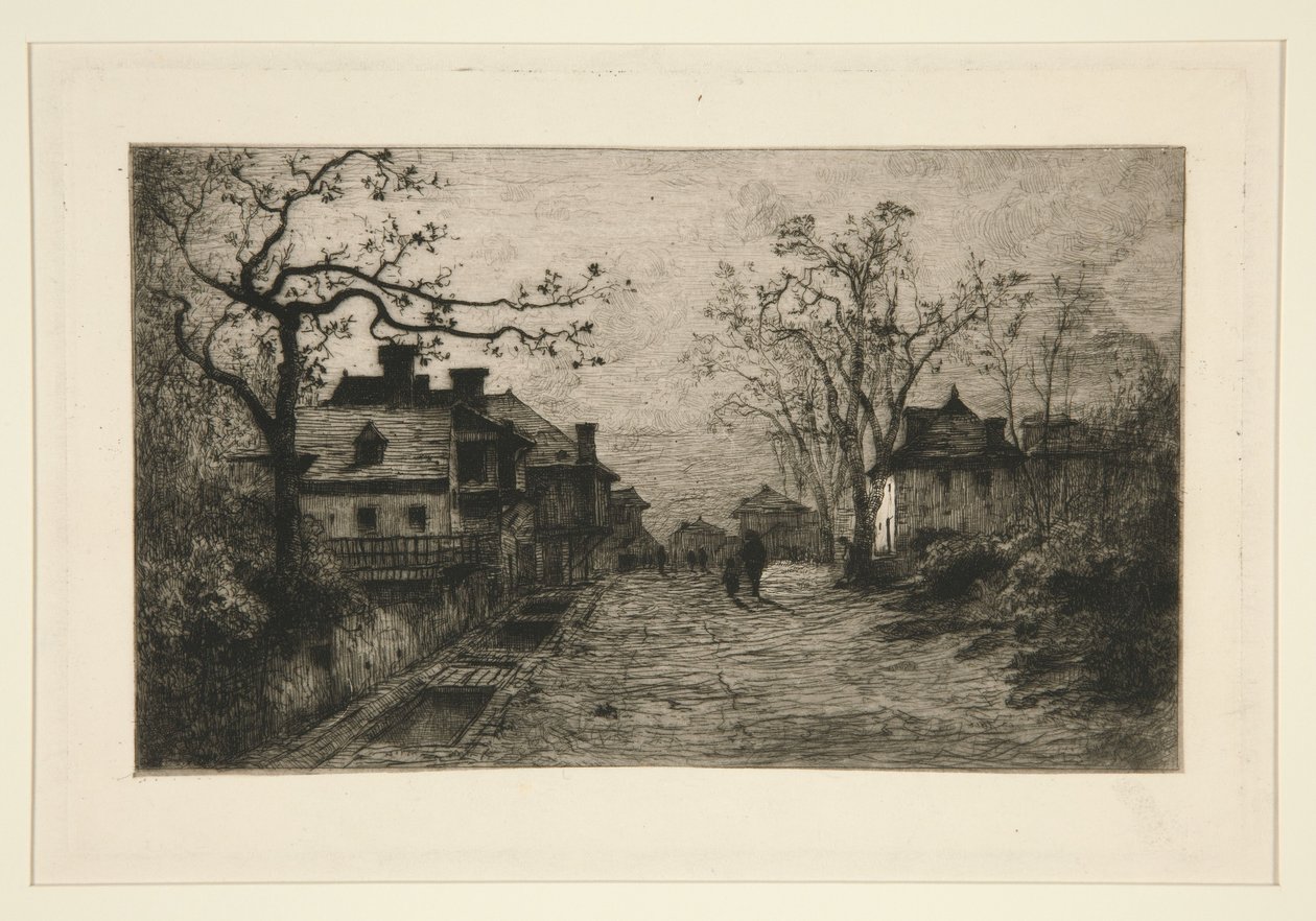 Ulice ve vesnici Artemere, departement Ain od Adolphe Appian