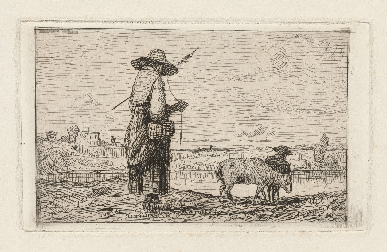 Pastýřka od Adolphe Appian