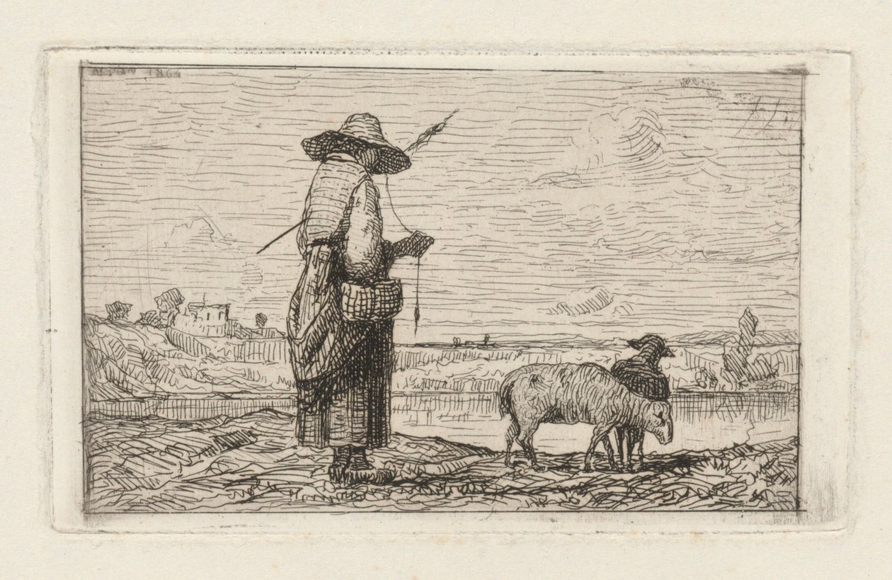 Pastýřka od Adolphe Appian