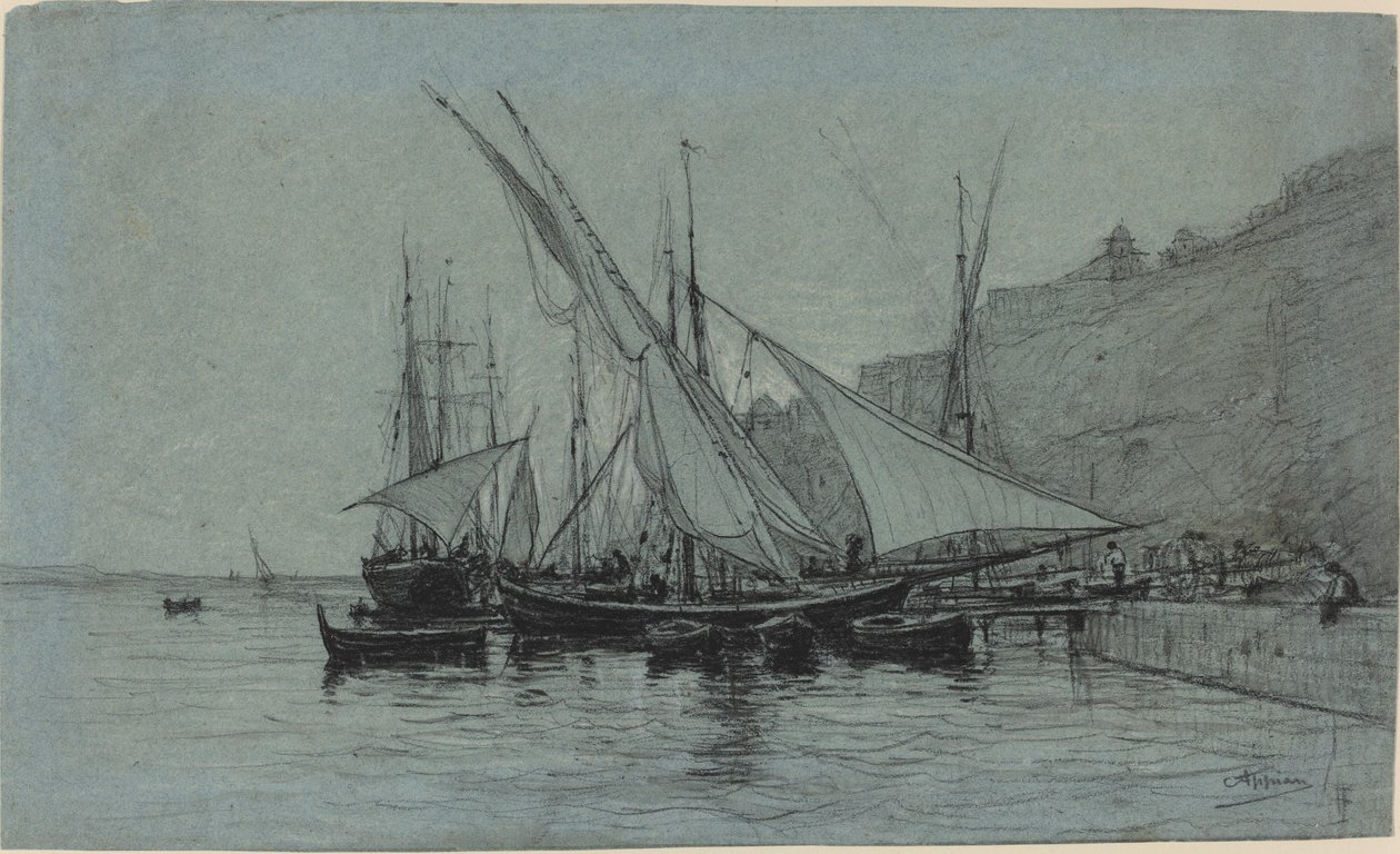 Monacký přístav od Adolphe Appian