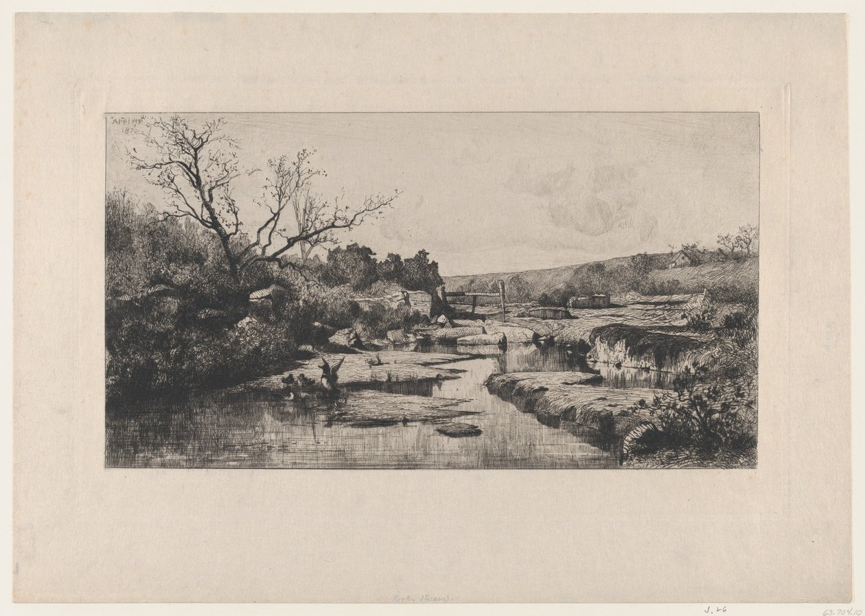 Prameny Albarine (Ain) od Adolphe Appian