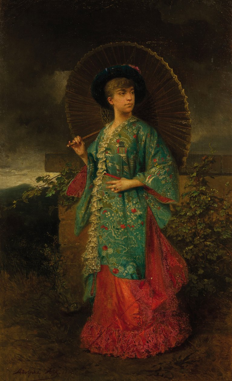 Portrét Heleny z Mecklenburg-Schwerinu 1814-1858, vévodkyně z Orleansu, 1883. od Adolphe Aze