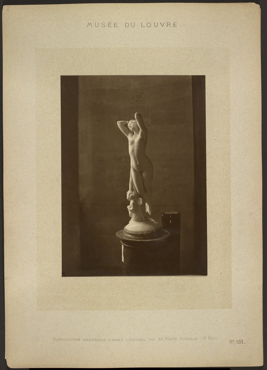 [Amor a Psyché od Pradiera / Musee Louvre] od Adolphe Braun