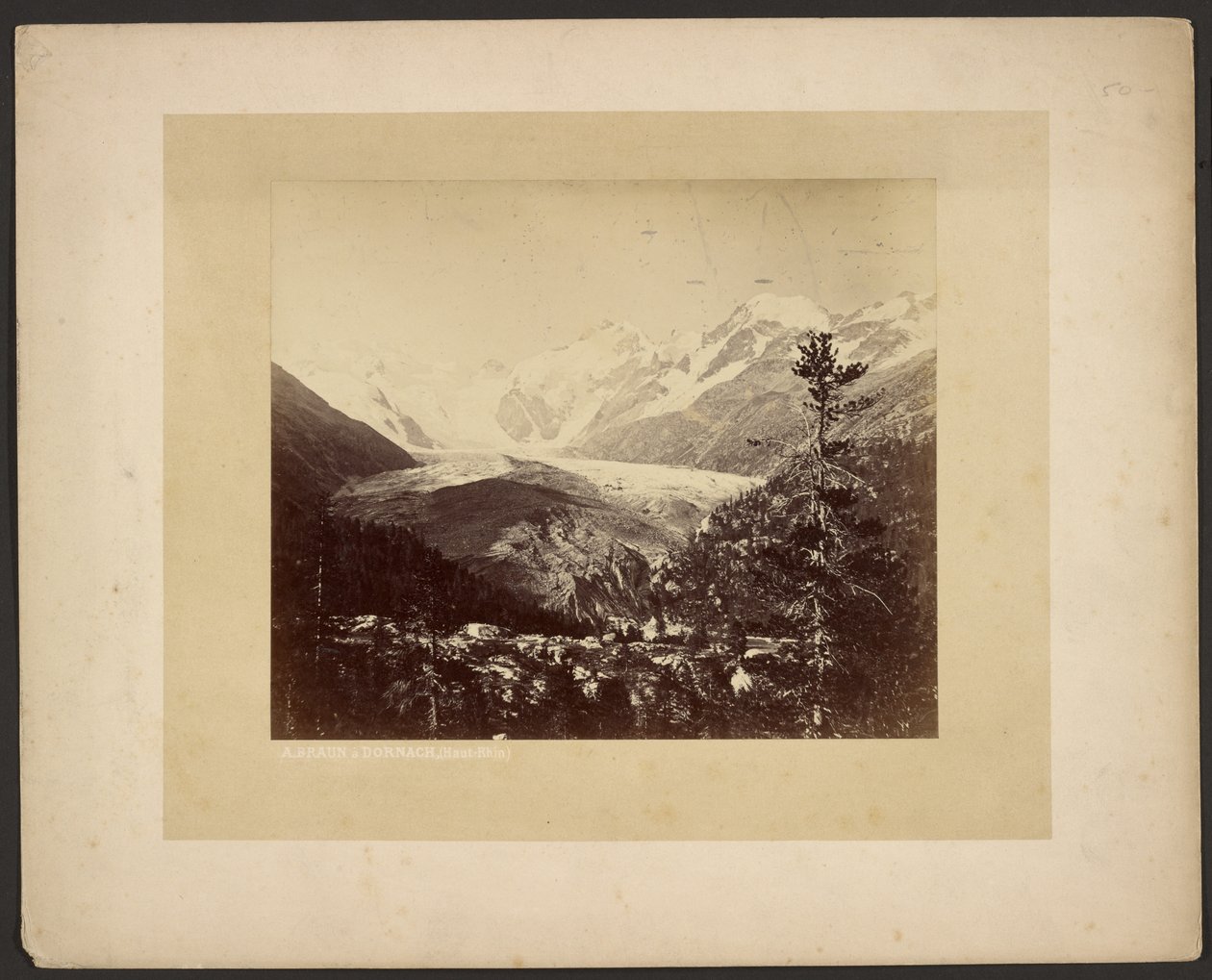 Ledovec Mortaratsch od Adolphe Braun