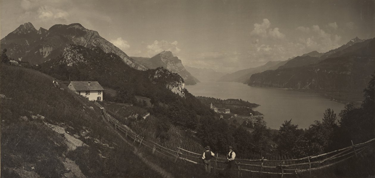 [Jezero Walensee, Švýcarsko] od Adolphe Braun