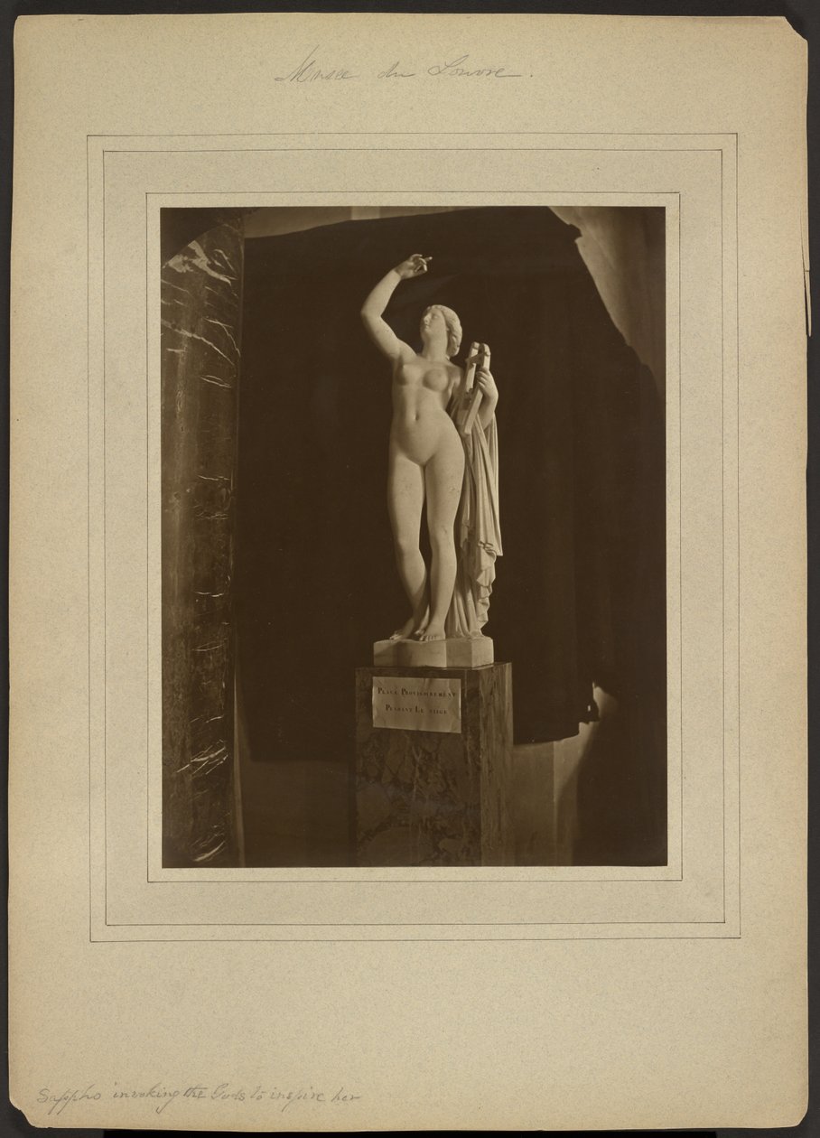 [„Sappho prosí bohy o inspiraci“ od Pradiera / Musée du Louvre] od Adolphe Braun
