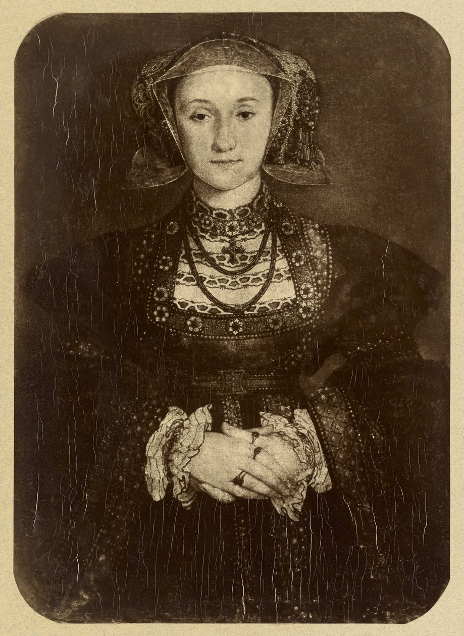 [„Manželka Jindřicha VIII.“ od Hanse Holbeina, Musée du Louvre] od Adolphe Braun