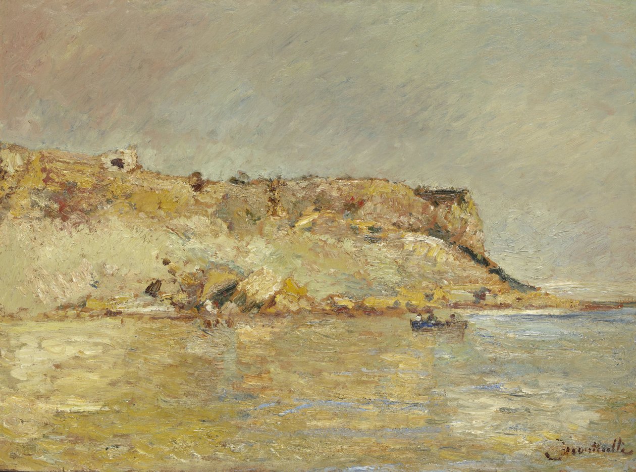 Pobřežní hory od Adolphe Joseph Thomas Monticelli
