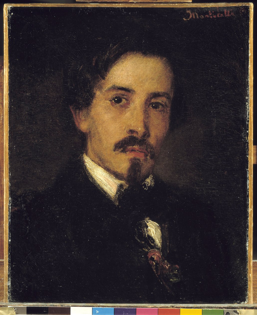 Předpokládaný portrét malíře Ferdinanda Violy, 1859 (olej na plátně) od Adolphe Joseph Thomas Monticelli