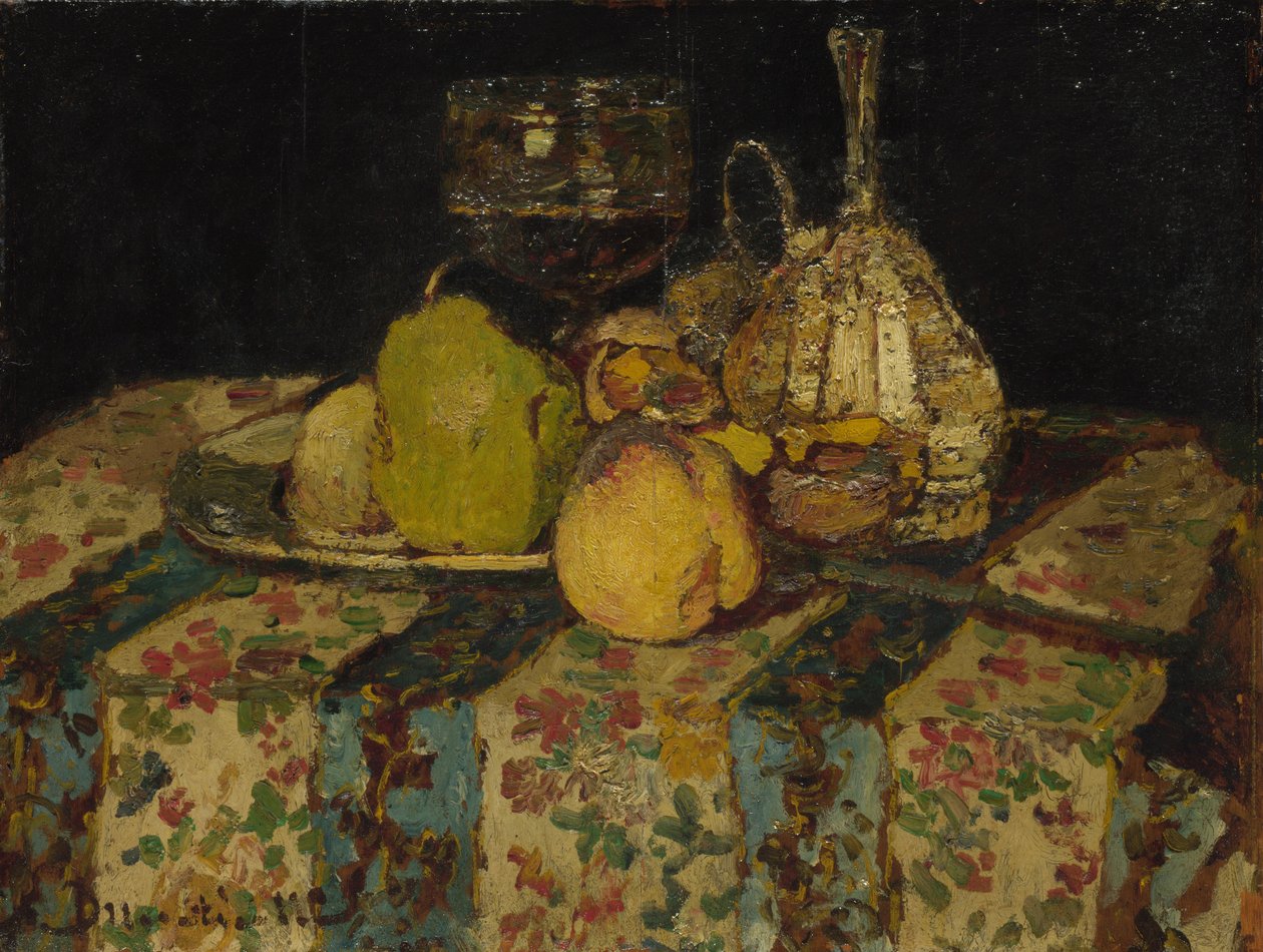 Zátiší: Ovoce, c. 1880 od Adolphe Joseph Thomas Monticelli
