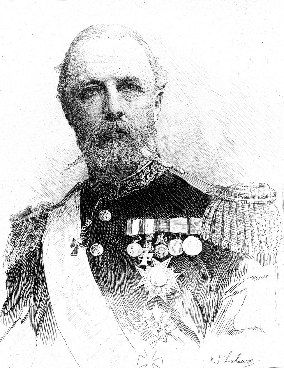OSCAR II (1829-1907), král Švédska a Norska od Adolphe Lalauze