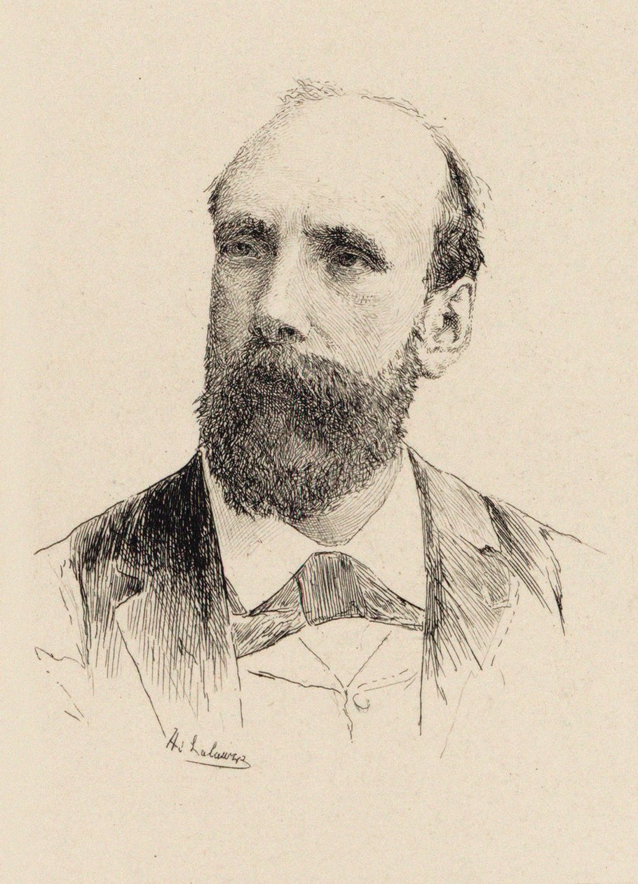 Portrét skladatele Gastona Salvayrea 1847-1916, 1894. od Adolphe Lalauze