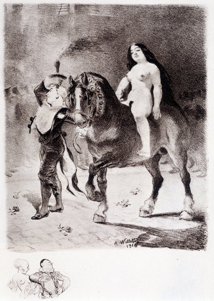 Pride - kresba Willette od Adolphe Leon Willette