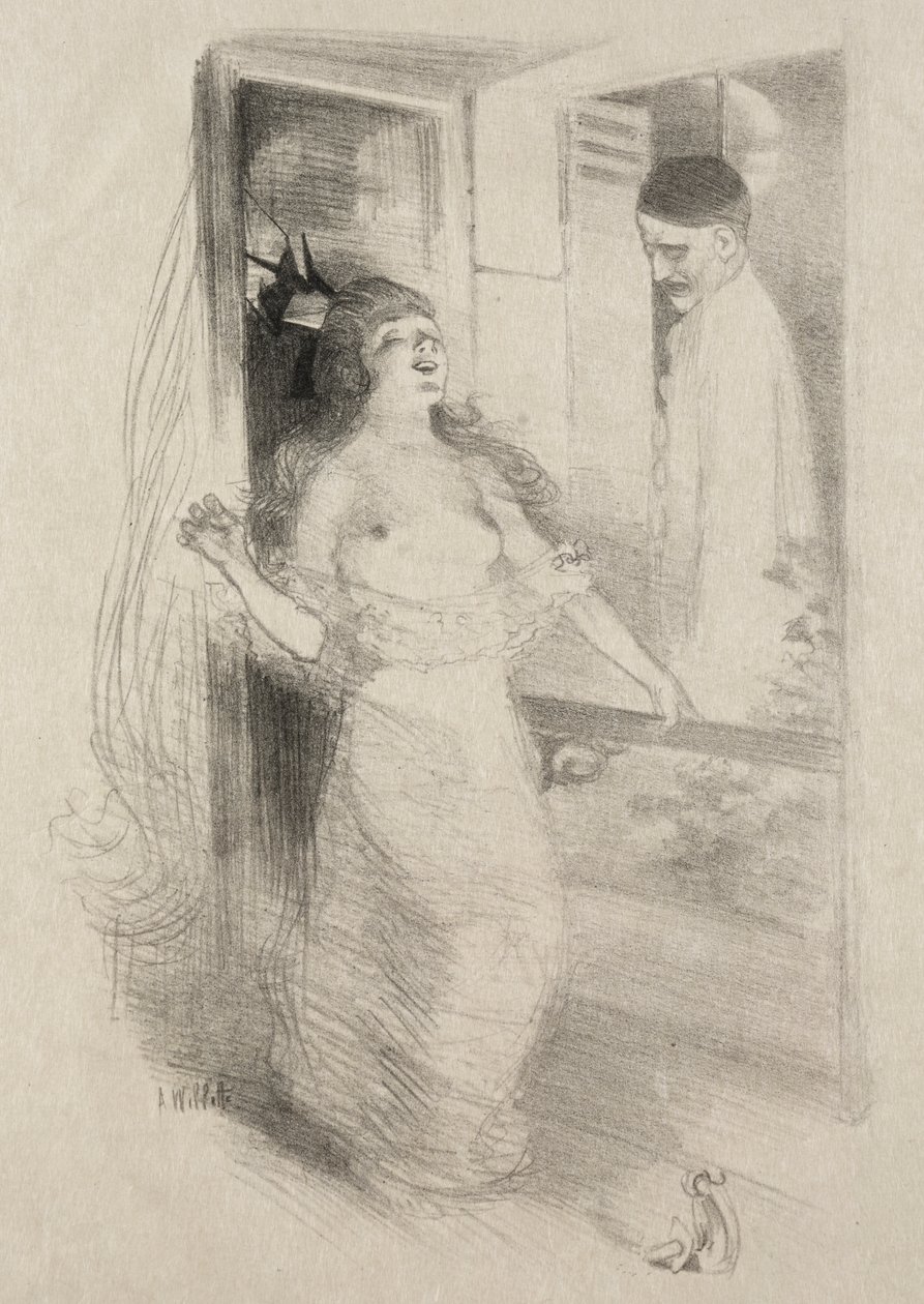 Pierrot od Adolphe Léon Willett