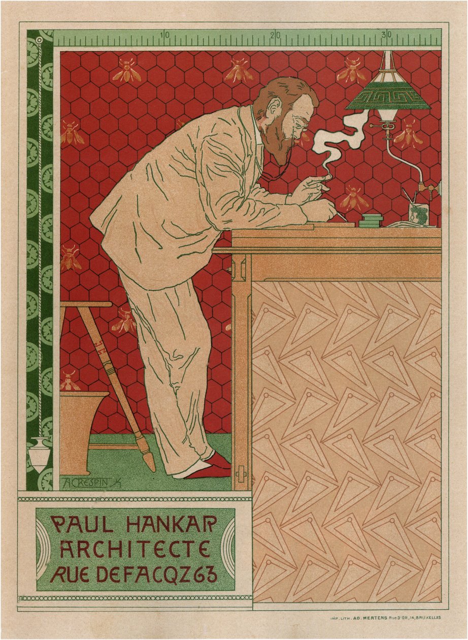 Paul Hankar, architekt od Adolphe Louis Charles Crespin