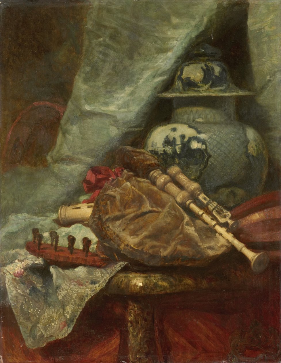 Zátiší s dudami od Adolphe Mouilleron