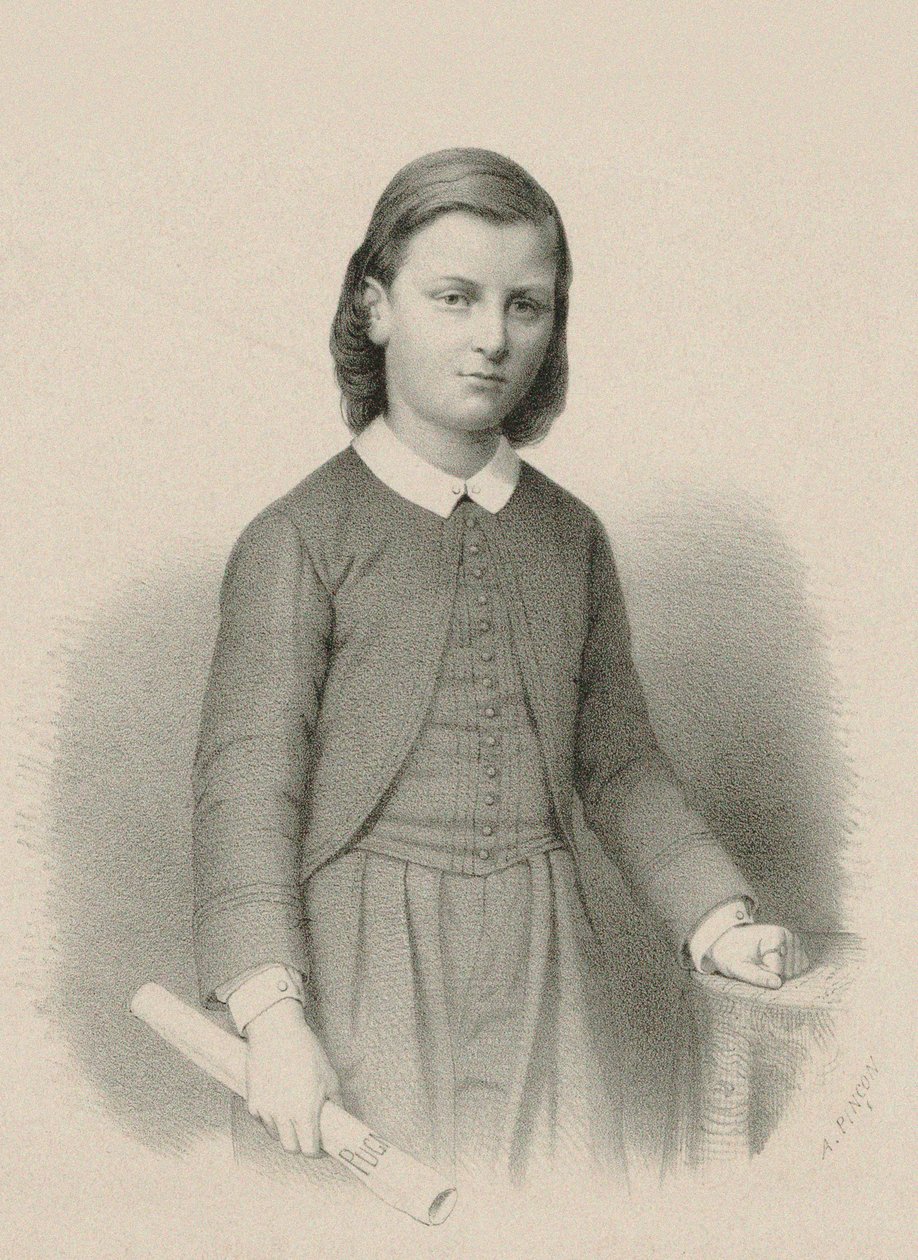 Portrét skladatele Raoula Pugna 1852-1914, c. 1870. od Adolphe Pincon