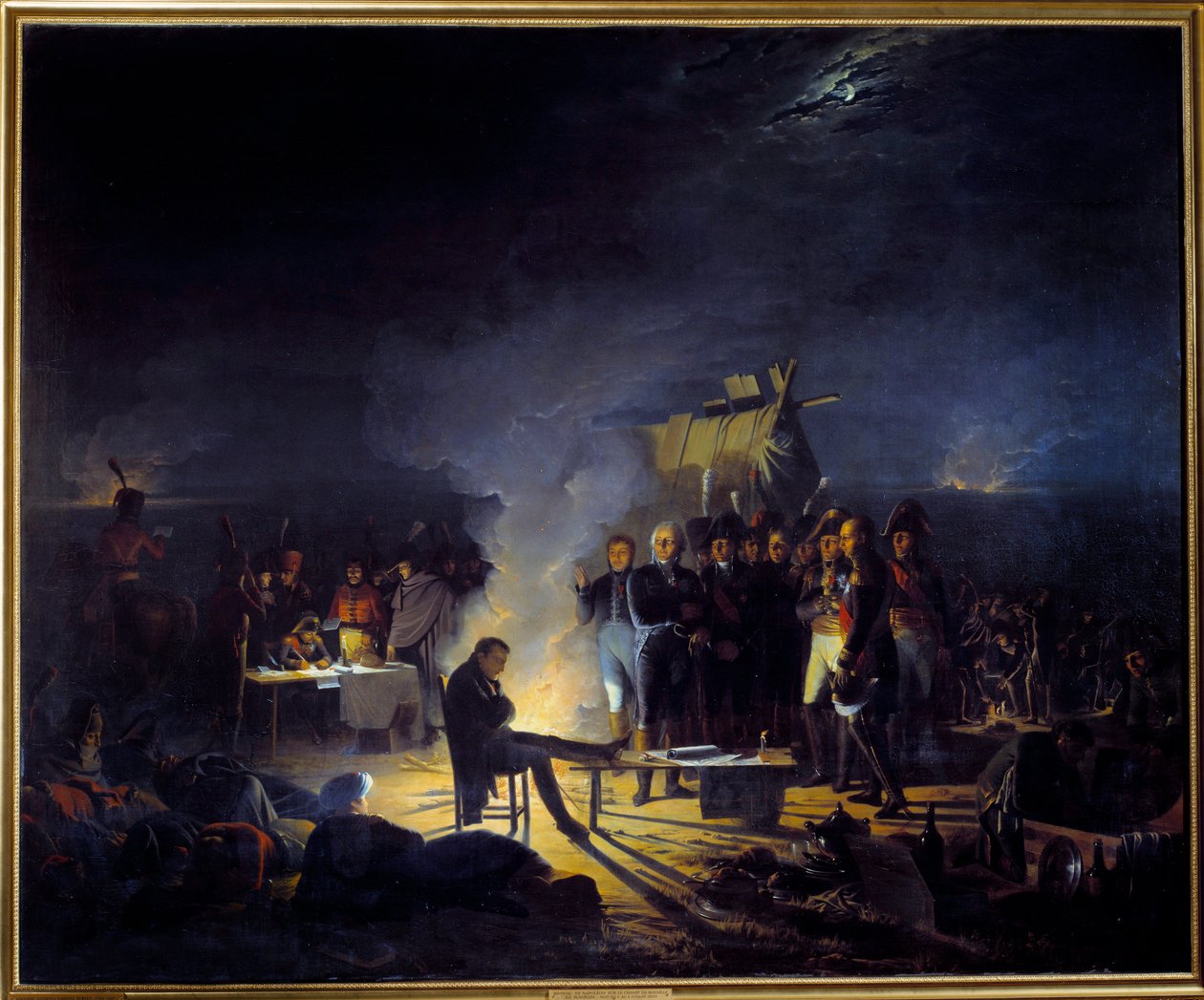 Bivak Napoleona I. na bojišti u Wagramu (5.–6 od Adolphe Roehn
