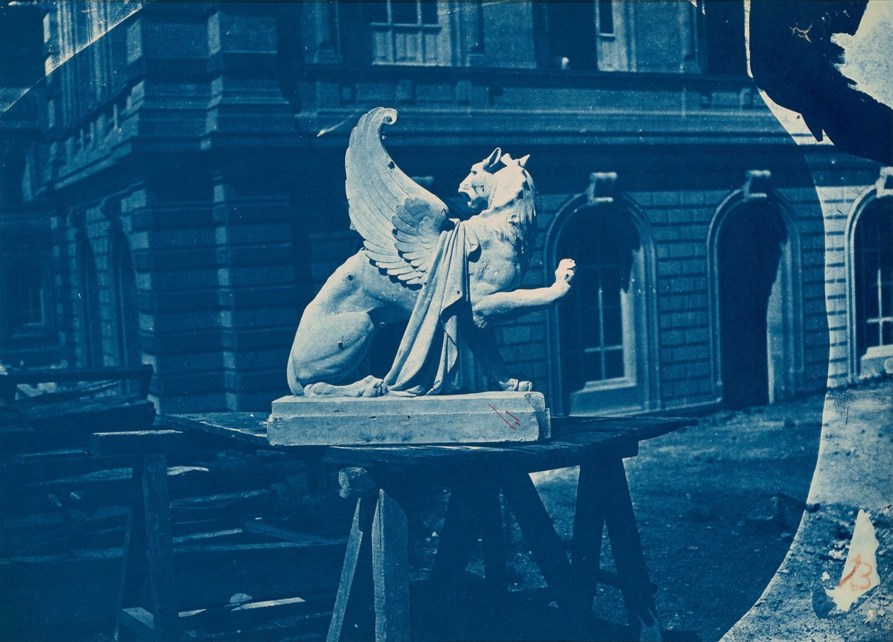 Socha gryfa na staveništi v Marseille (Socha gryfa na staveništi v Marseille) od Adolphe Terris