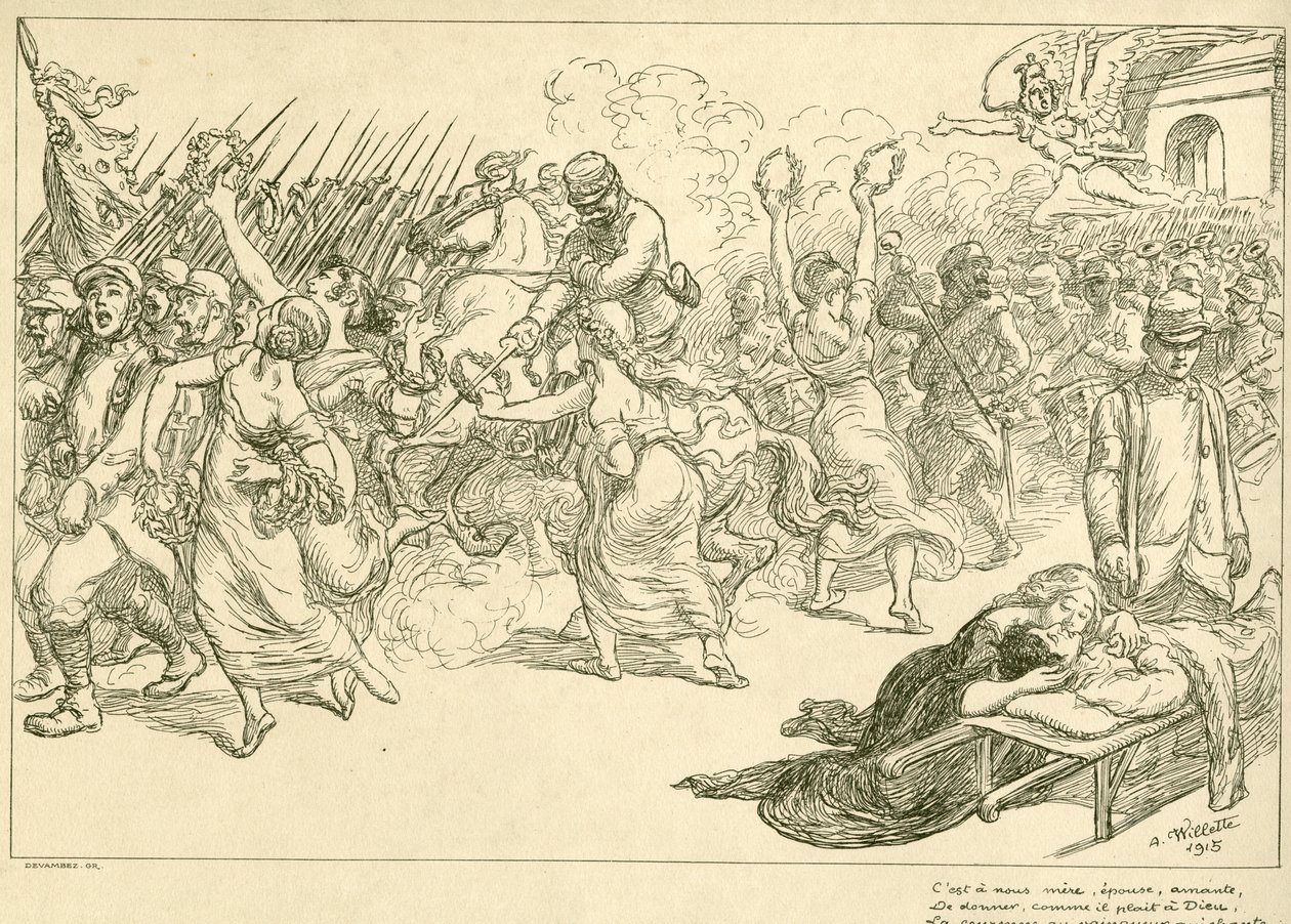Píseň o Girondiu od Adolphe Willette