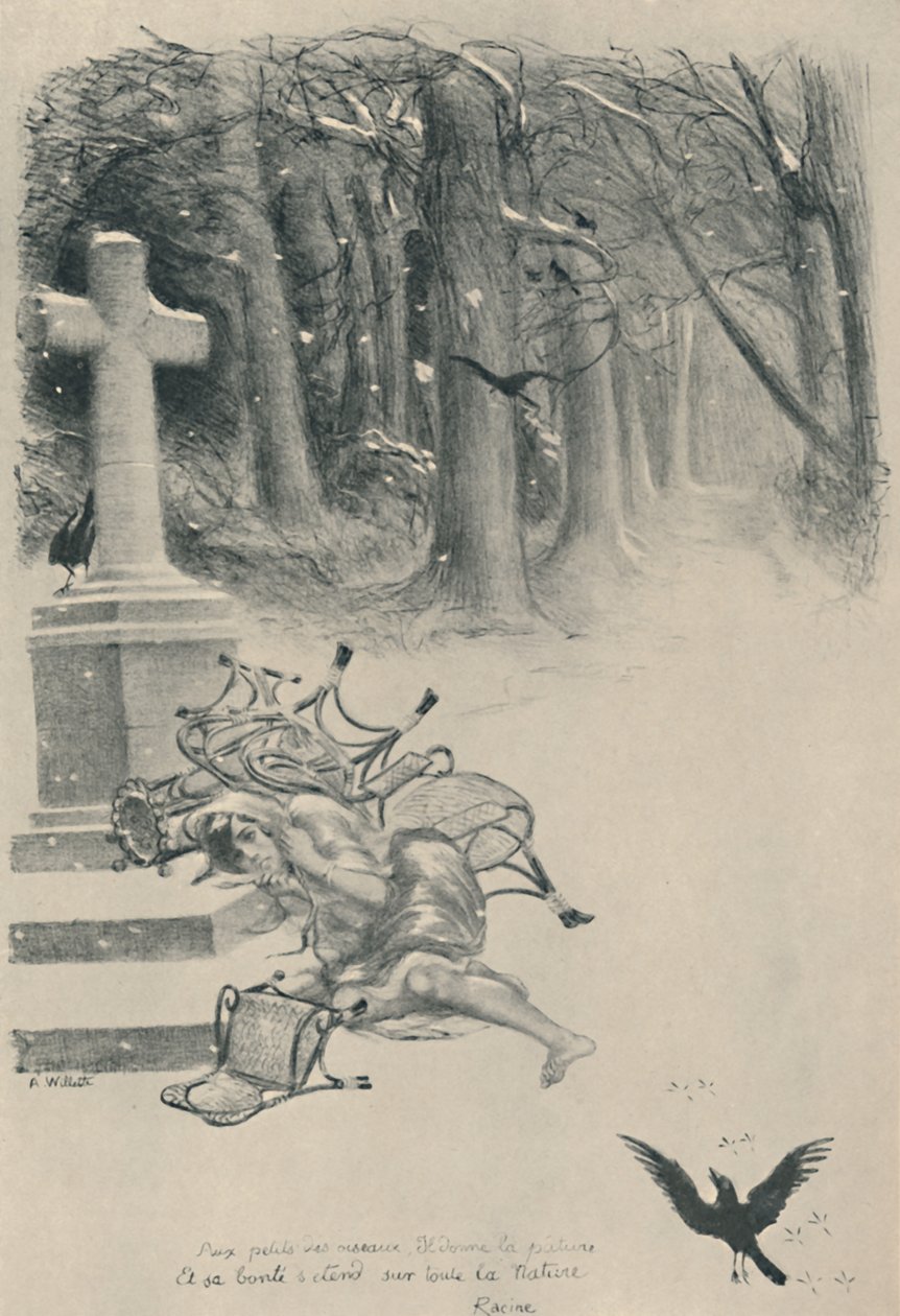 Cikáda, 1919 od Adolphe Leon Willette