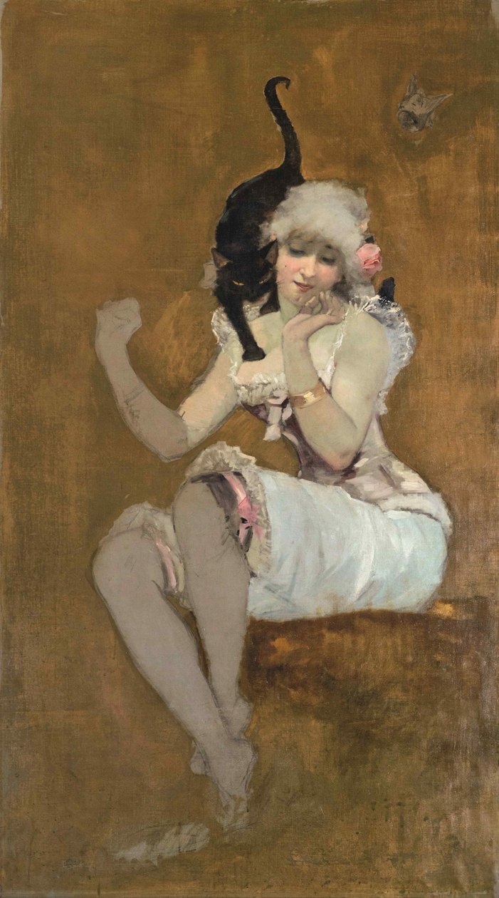 Pár přátel, asi 1881. od Adolphe Willette
