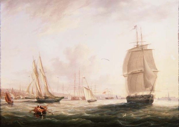 Odeslání z Tilbury Fort, Gravesend od Adolphus Knell