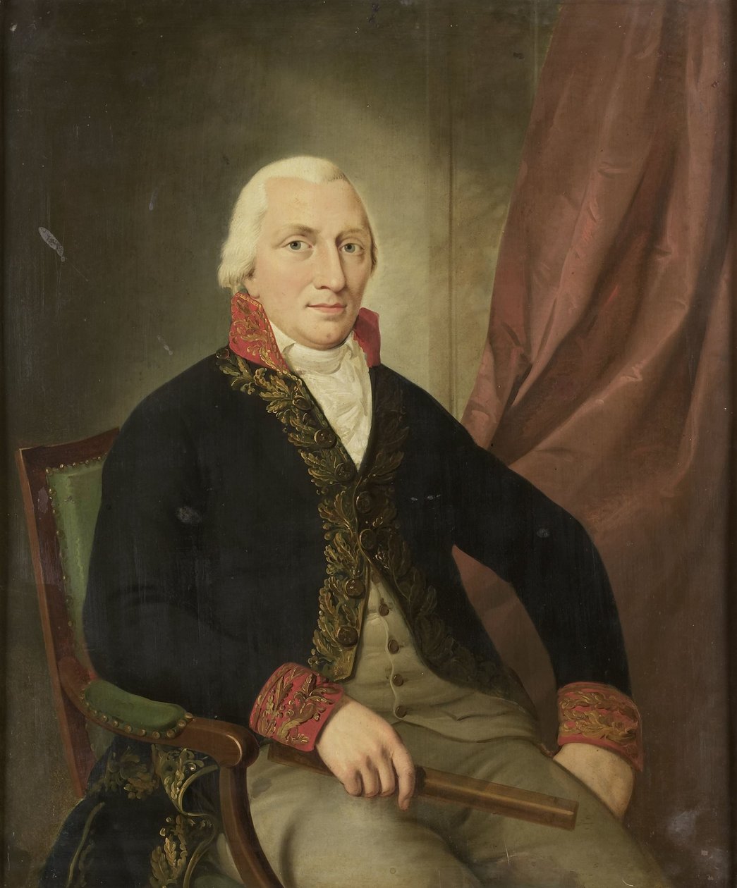 Portrét Alberta Henricuse Wiese, generálního guvernéra Nizozemské východní Indie od Adriaan de Lelie (attributed to)