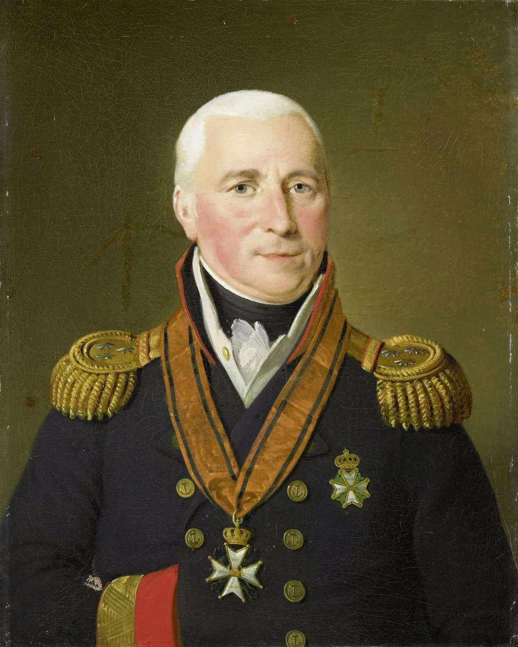 Portrét Gerrita Verdoorena (1757-1824), viceadmirála od Adriaan de Lelie