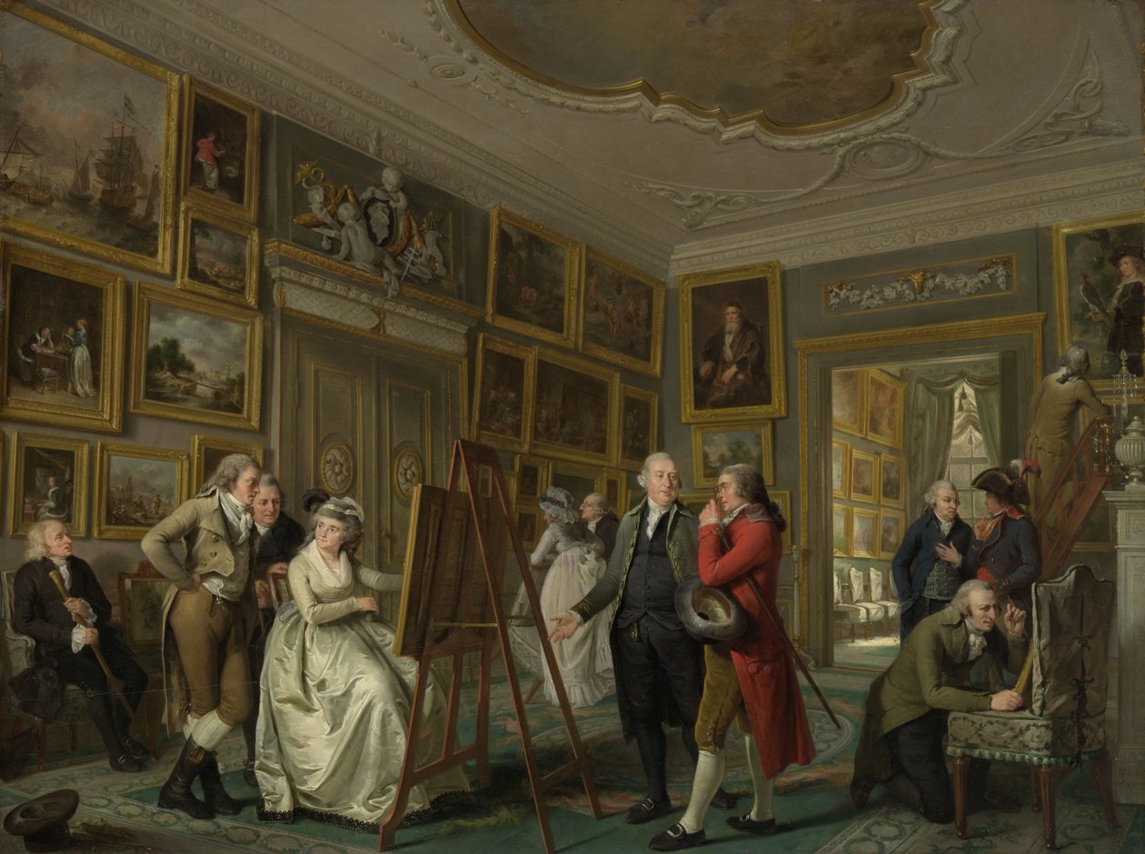 Galerie umění Jana Gildemeestera Jansze, 1794-5 od Adriaan de Lelie