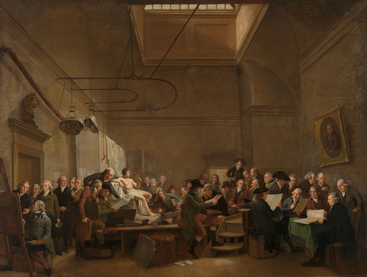 Galerie kresby Společnosti Felixe Meritise Přijímací pokoj Společnosti Felixe Meritise od Adriaan de Lelie
