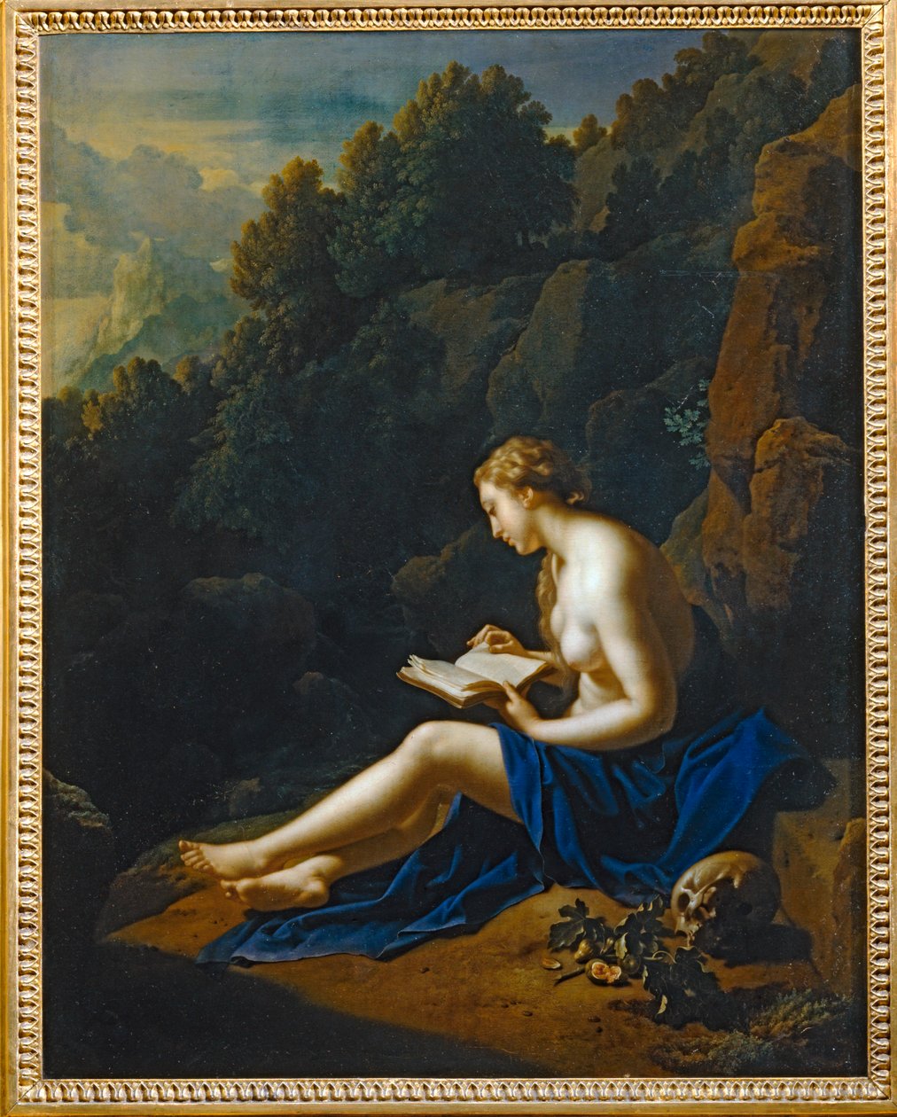 Santa Maria Magdalena kajícnice, rozjímající o samotě... od Adriaan van der Werff
