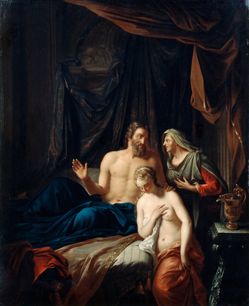 Sarah Představující Hagar Abrahamovi, konec 17. a začátek 18. století od Adriaan van der Werff