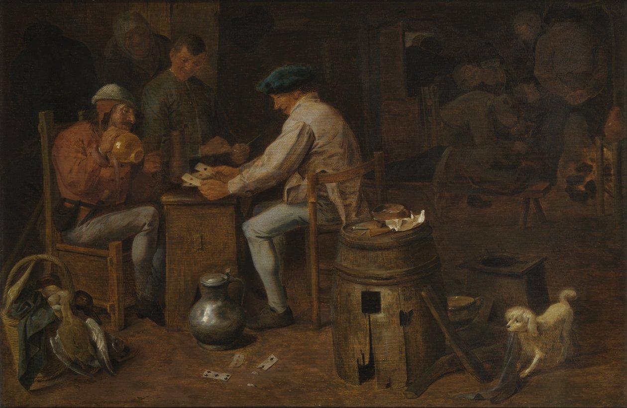 Hráči karet od Adriaen Brouwer