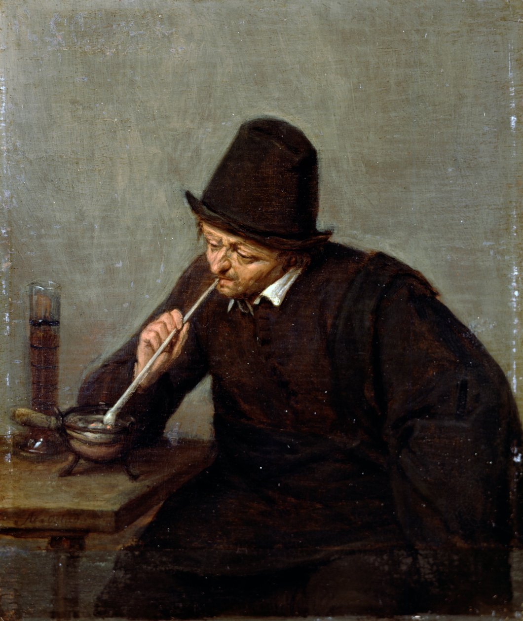 Muž, který kouří od Adriaen Jansz. van Ostade