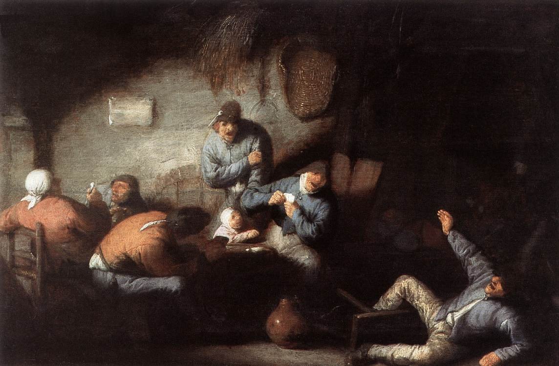 Hospodská scéna od Adriaen Jansz. van Ostade