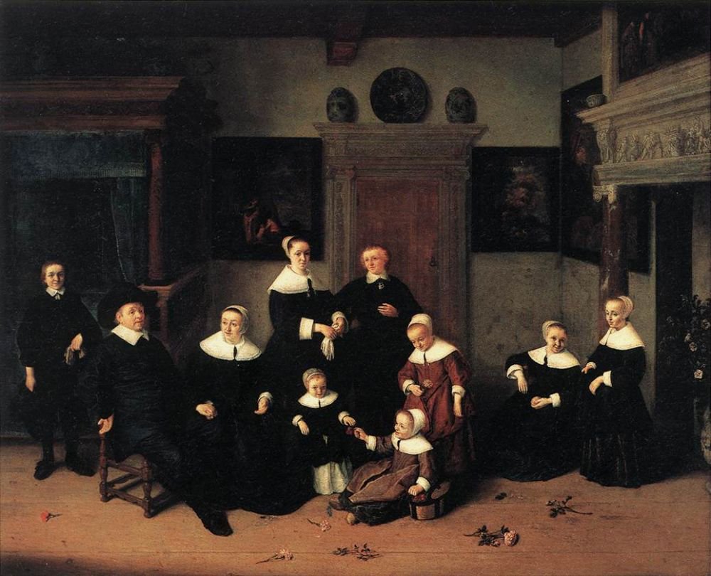 Rodinný portrét od Adriaen Jansz. van Ostade