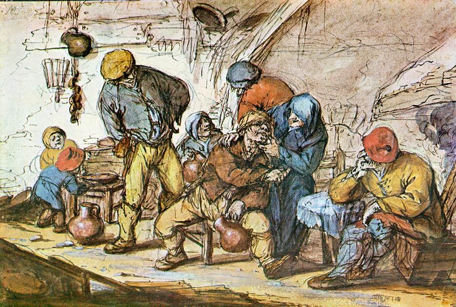 Scéna v hospodě od Adriaen Jansz. van Ostade
