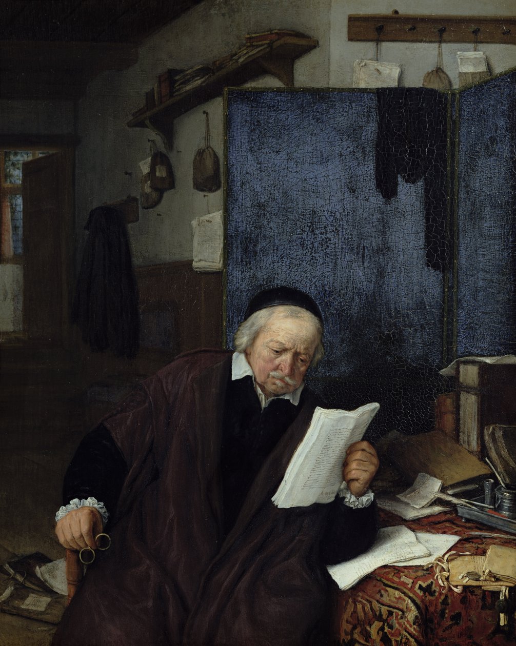 Právník ve své pracovně od Adriaen Jansz. van Ostade